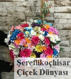 Kutuda Renkli Krizantem ve Güller